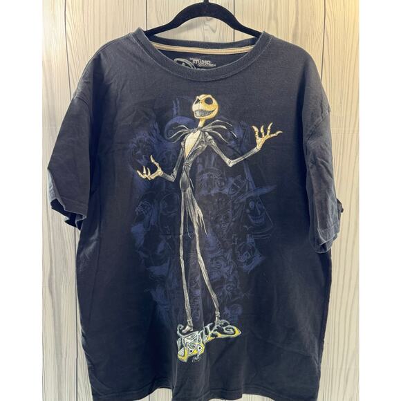 Nightmare B4 Christmas XXL Jack Skellington T Shirt Disney Studio Collection - Picture 1 of 7